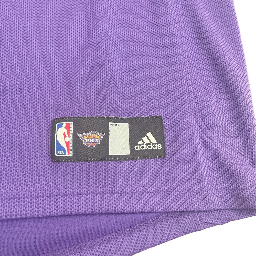 Authentic NBA Adidas Purple Suns Jersey LS T-Shirt Tom Chambers Signed, Size 2XL - Picture 5 of 9